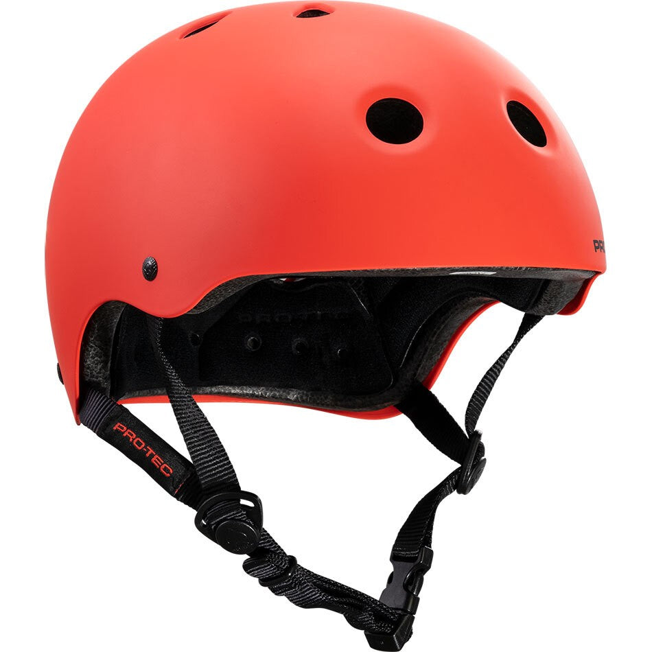 Protec Classic Certified Helmet Matte Bright Red