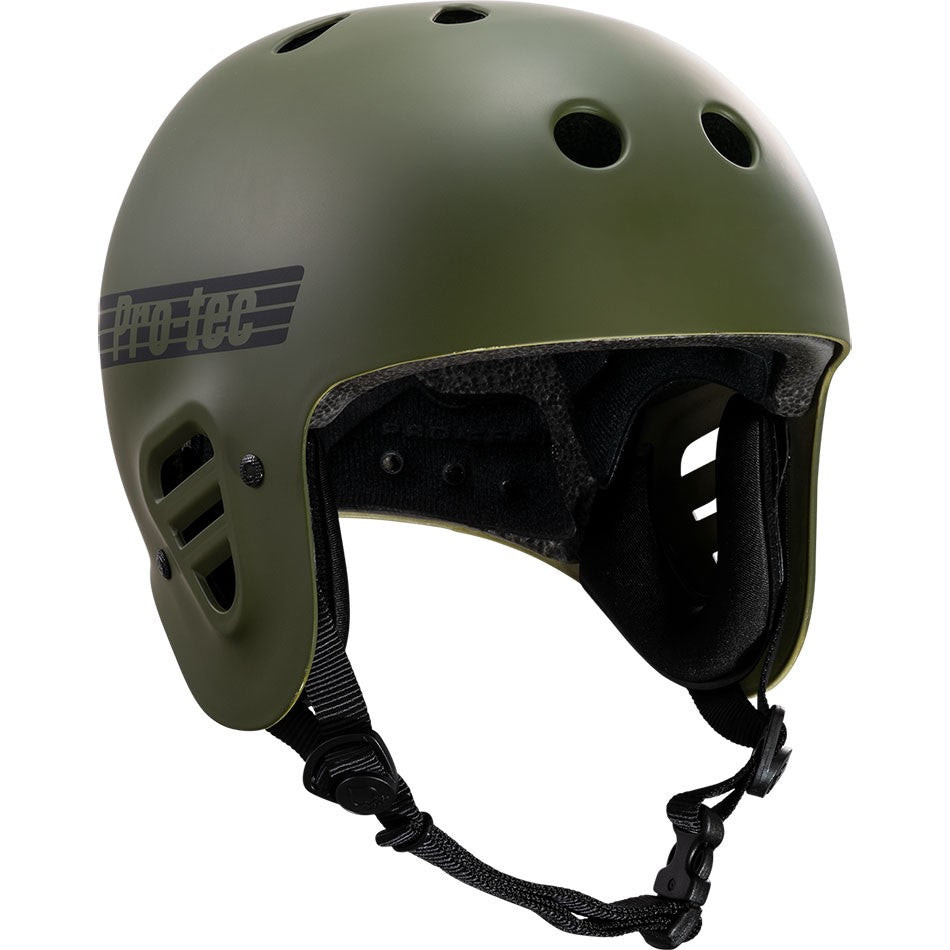 Protec Full Cut Certified Helmet Matte Olive Green