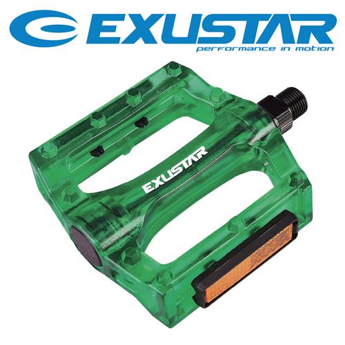 Exustar Bmx Pedals Polycarbonate 9/16 Green