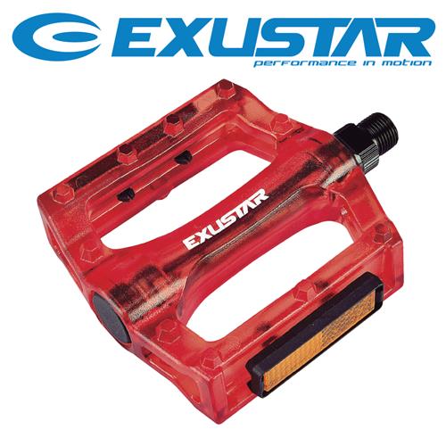 Exustar Bmx Pedals Polycarbonate 9/16 Red