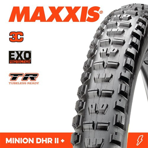 Maxxis Minion Dhr Ii 27.5 X 2.8 3c Exo Tr E25 120tpi Folding Tyre