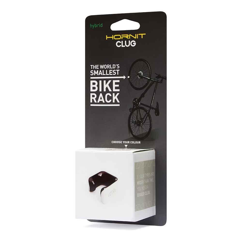 Hornit Clug Bike Rack For Hybrid Bike Tyre Width 33-43mm White/black