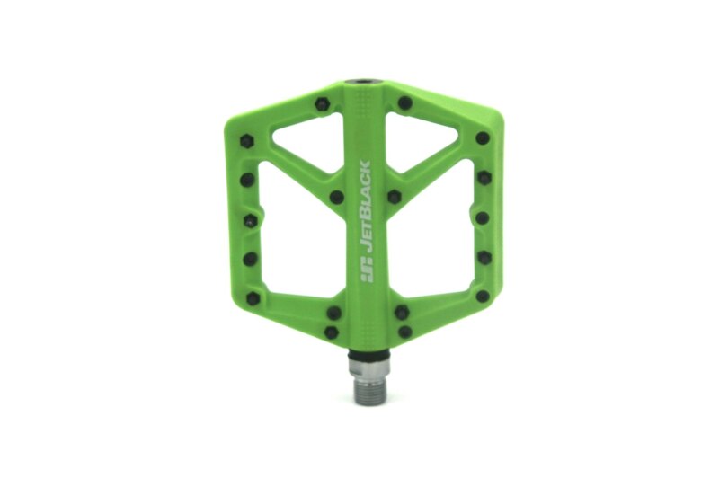 Jetblack Thermolite Pedals Green [col:green]