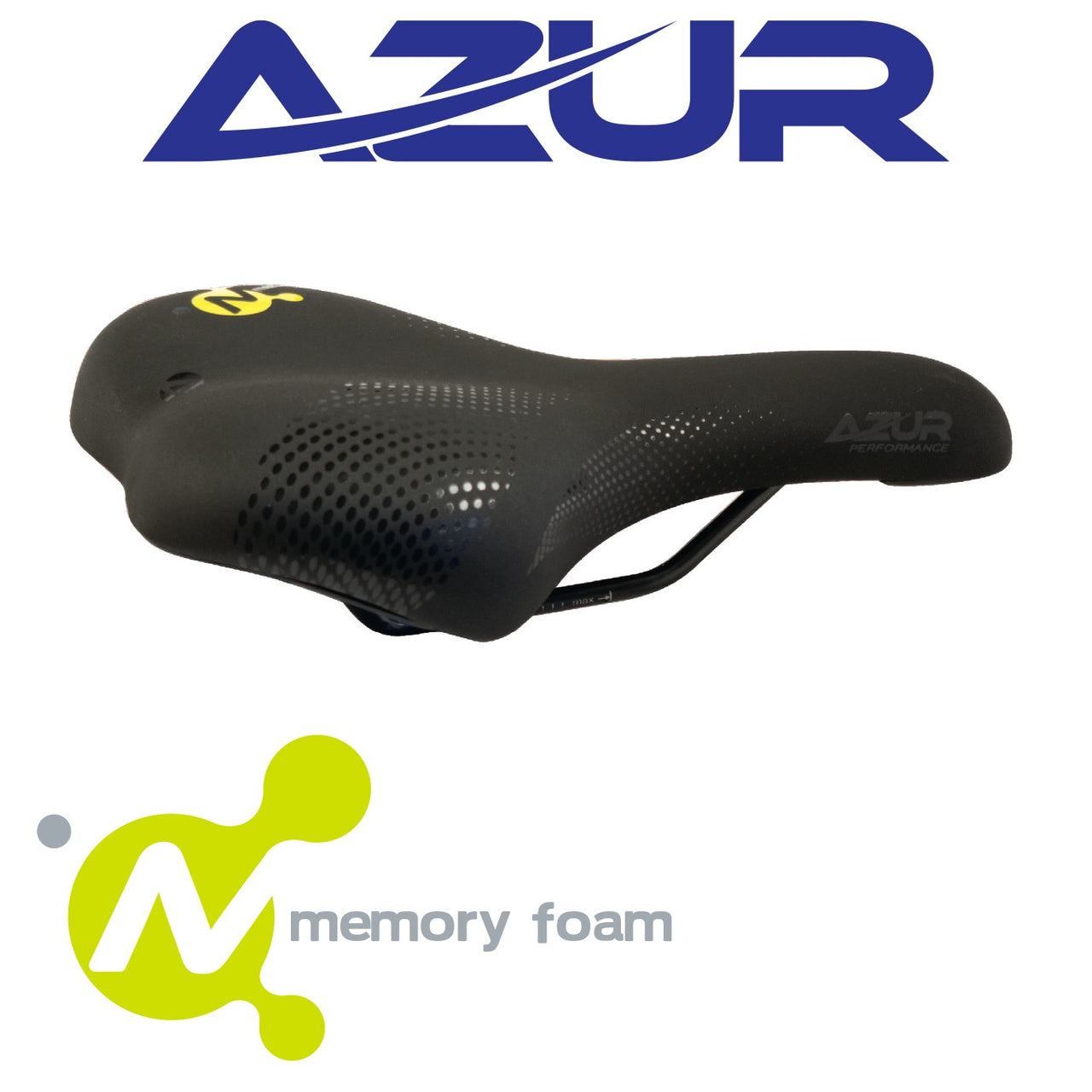 Azur Theta Bicycle Saddle Memory Foam