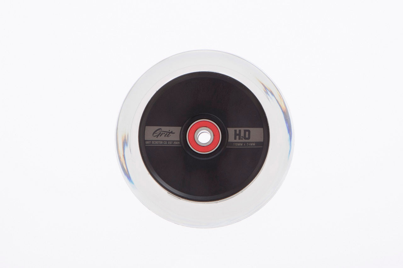 Grit H20 Scooter Wheel Eacah Clear/black Core 110mm