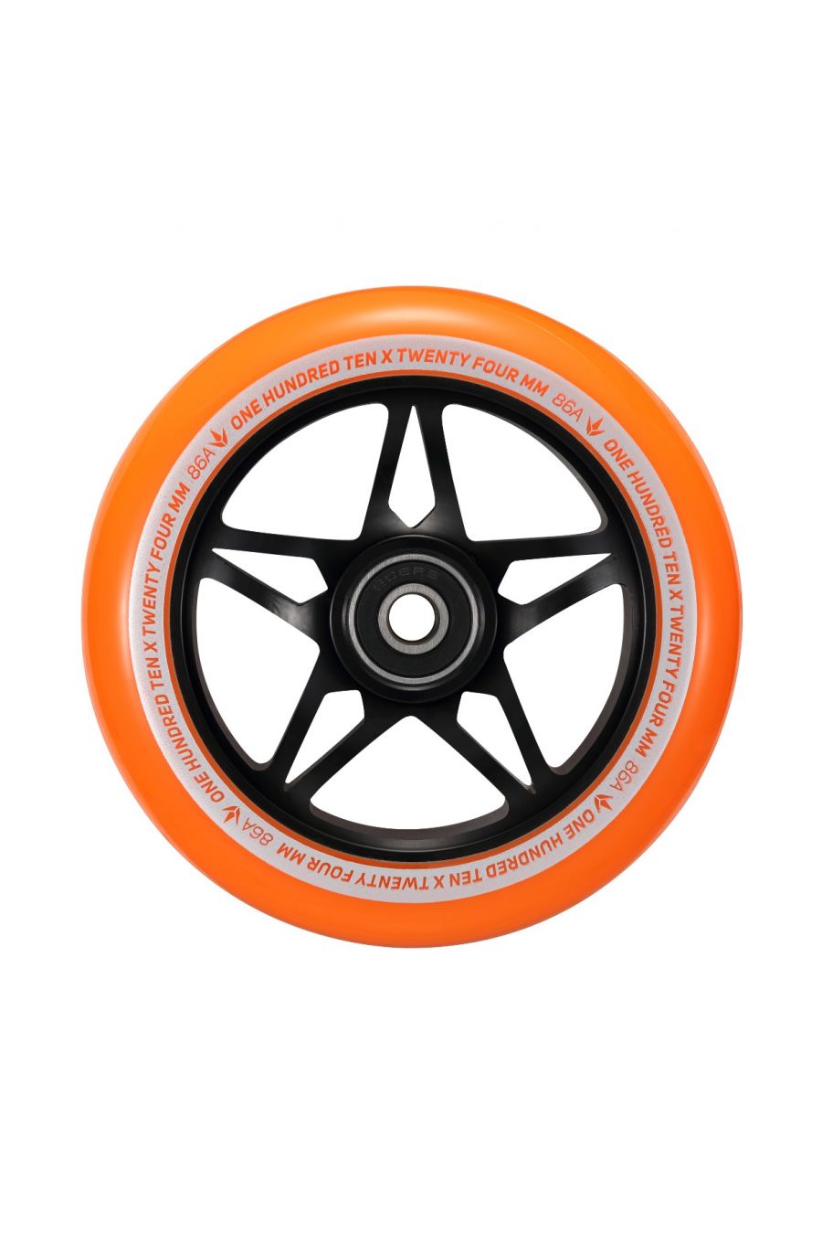 Envy S3 Scooter Wheel Black/orange (single) [sz:110mm]