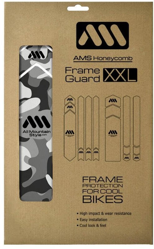 Ams Xxl Frame Protection Wrap Clear/camo