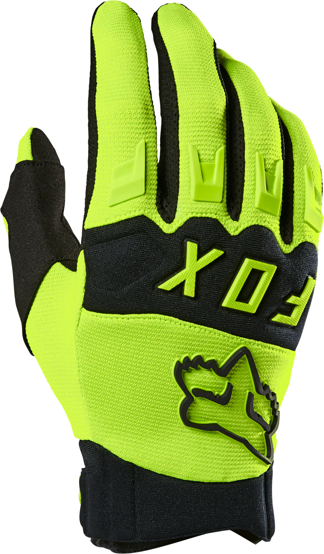 Fox Dirtpaw Gloves Flo Yellow