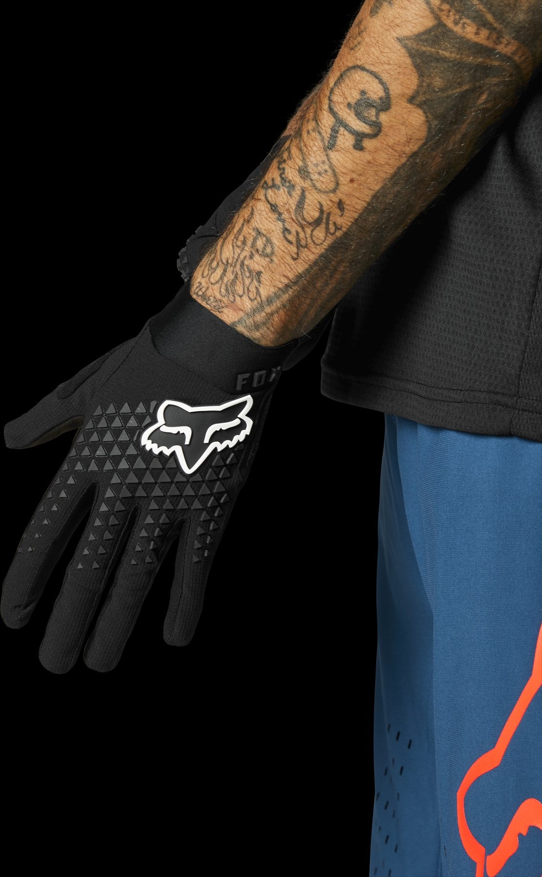Fox Defend Gloves Black Spring 2021 Collection