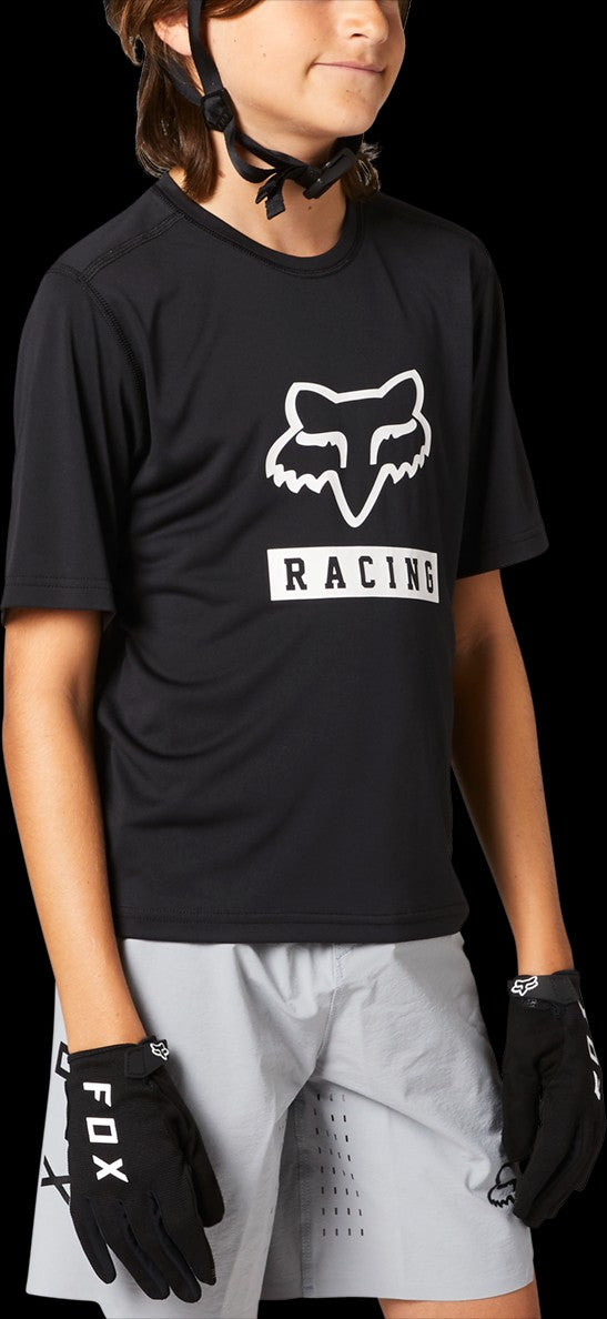 Fox Ranger Youth Jersey Short Sleeve Black