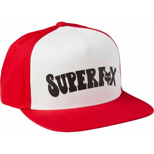 Fox Supr Trik Snapback Hat Flame Red [sz:one Size Type:hat]