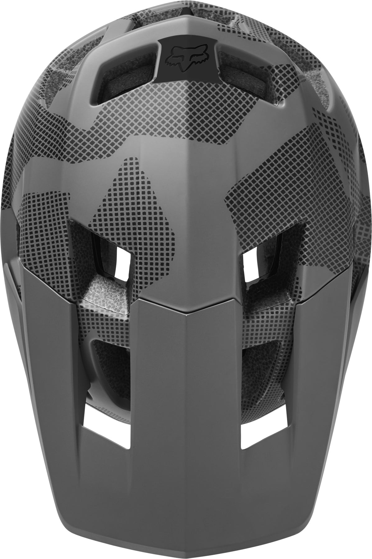 Fox Dropframe Pro Helmet Grey Camo Medium