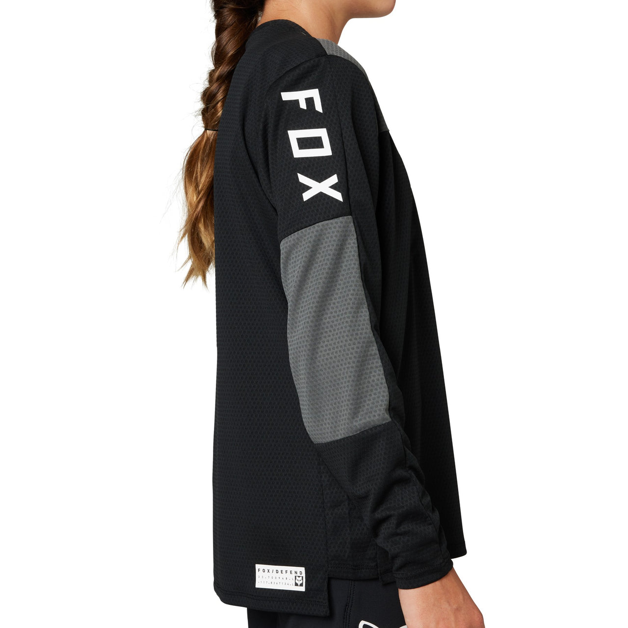 Fox Youth Defend Ls Jersey Black S