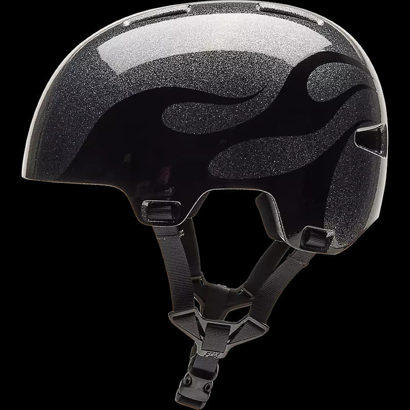 Fox Flight Helmet Silver Metal As Silver