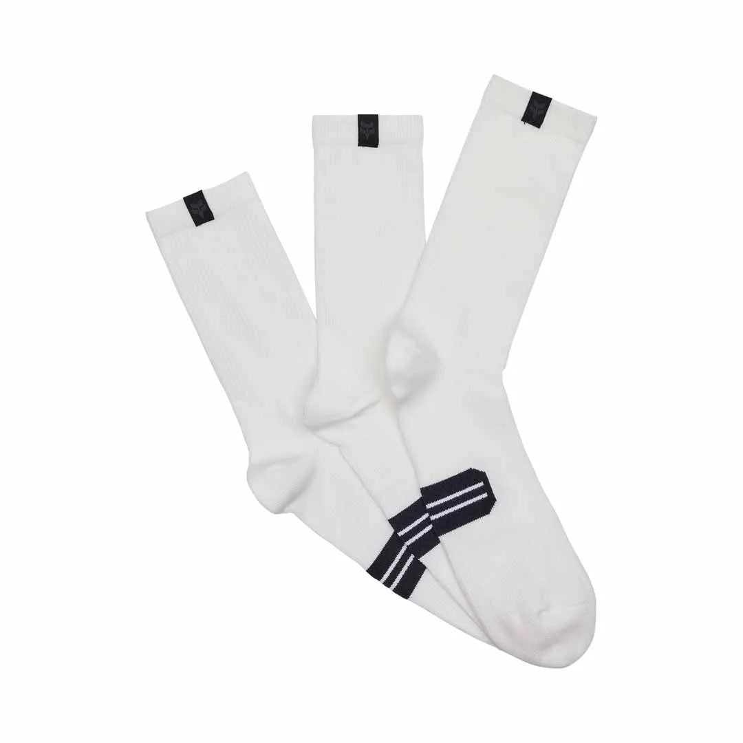 Fox Level Up Crew Sock 3pk [sz:l/xl Col:white]