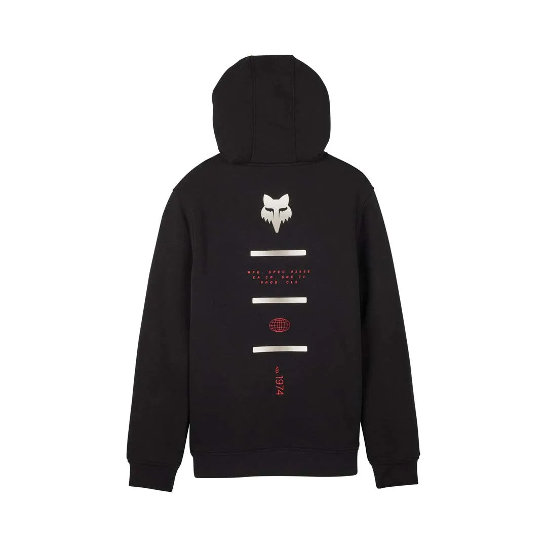 Fox Magnetic Sasquatch Fleece Zip Hoodie [sz:lg Col:black]