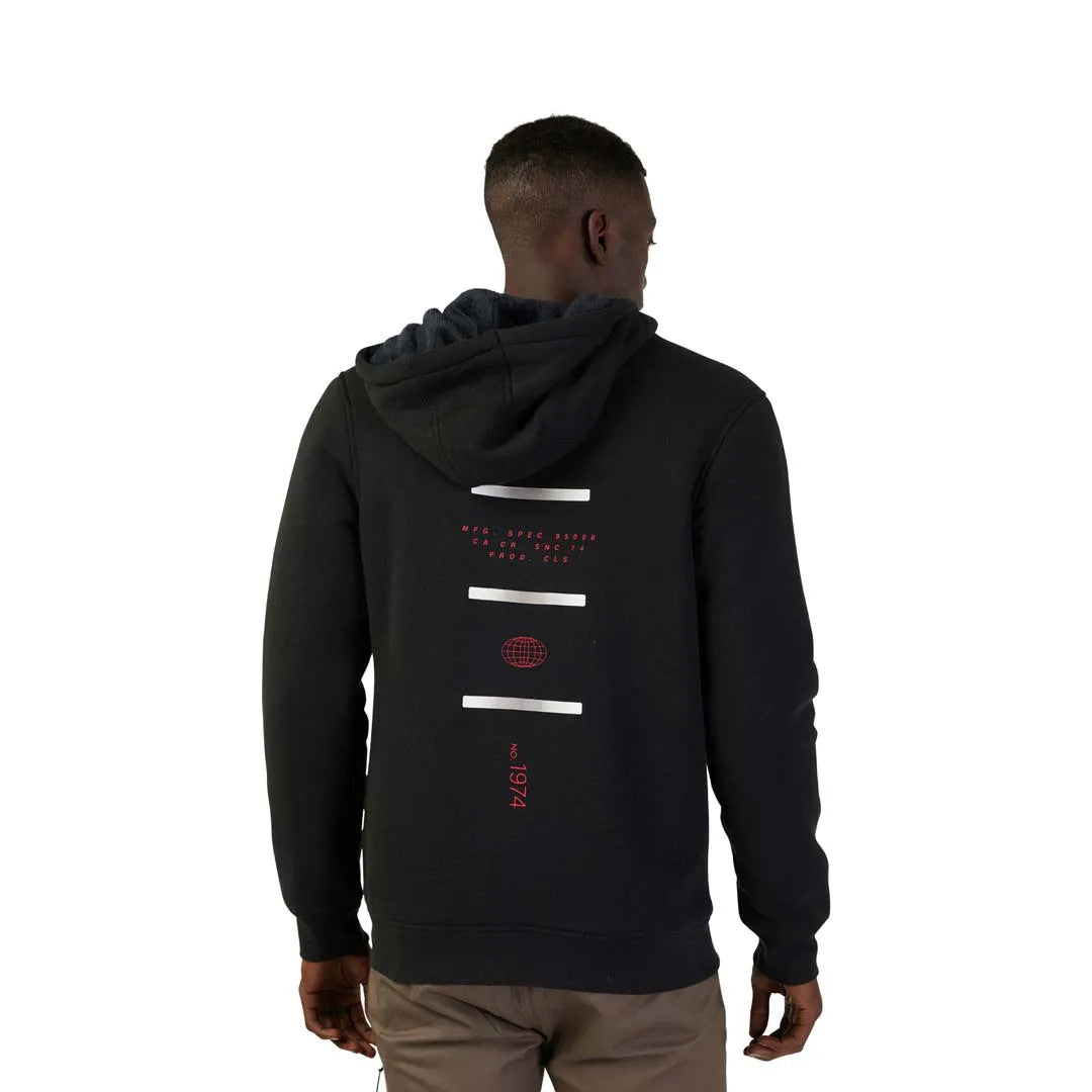 Fox Magnetic Sasquatch Fleece Zip Hoodie [sz:lg Col:black]