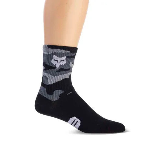 Fox 6" Ranger Socks Black Camo [sz:xs/sm]