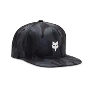 Fox Head Snapback Hat Camo Tech [col:black Camo Type:hat]