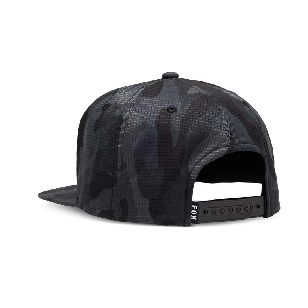 Fox Head Snapback Hat Camo Tech [col:black Camo Type:hat]