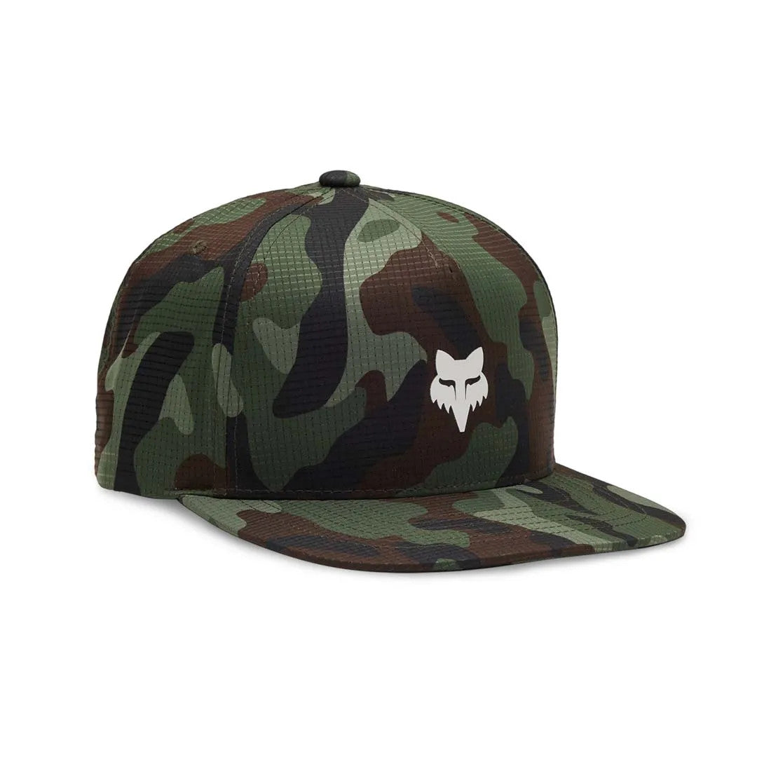Fox Head Snapback Hat Camo Tech [col:green Camo Type:hat]