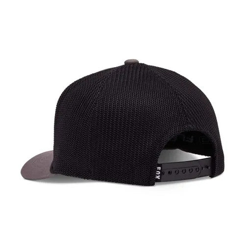 Fox Youth Numerical Snapback Hat (size:yth Col:ptr) [sz:yth Os Col:pewter]