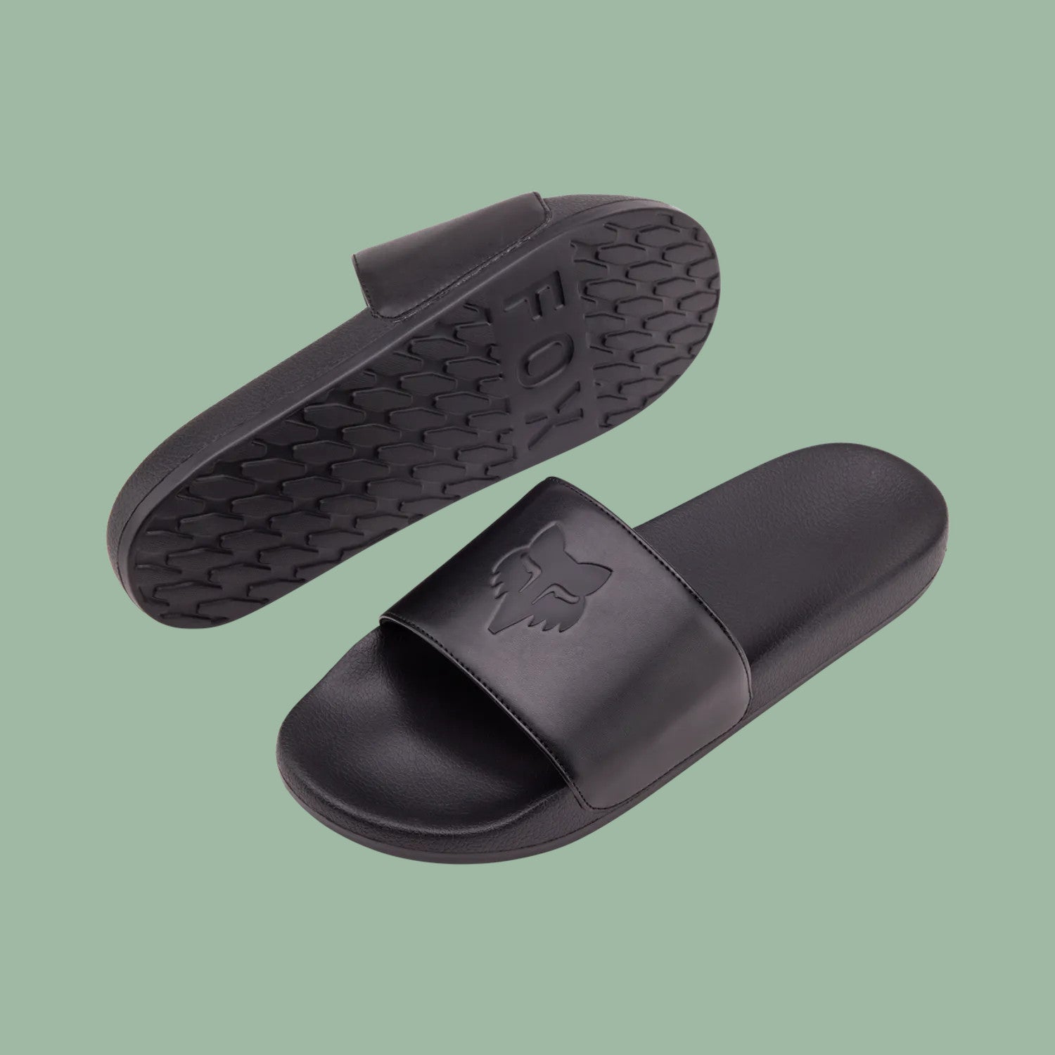 Fox Post Ride Slides Black [sz:xs]