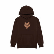 Fox Youth The World Fleece Hoodie [sz:yth Sm Col:cocoa]