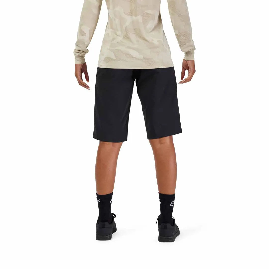 Fox Womens Ranger Shorts With Liner [sz:12 Col:black]