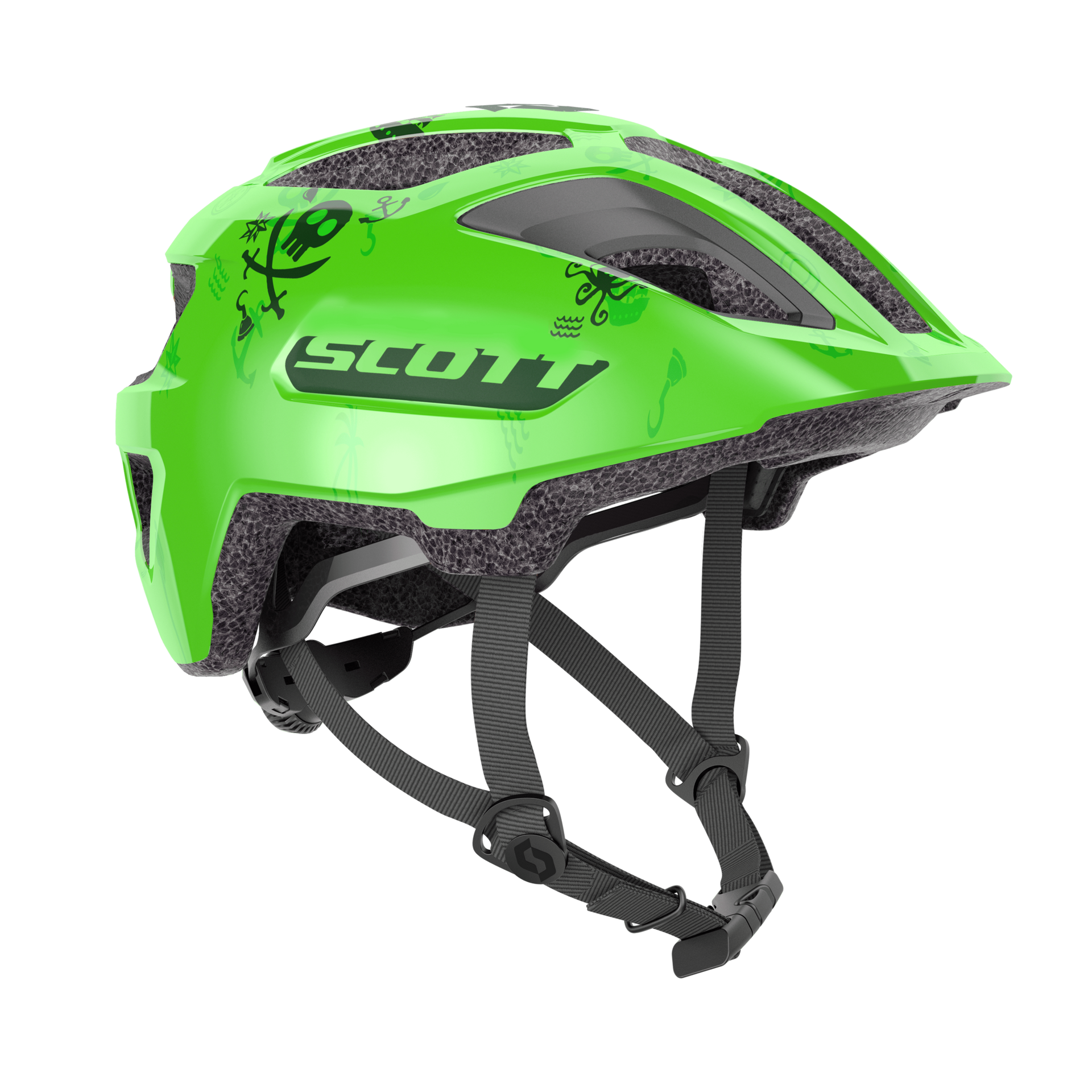 Scott Spunto Junior Helmet 2026 [sz:yth Md Col:fluo Green]