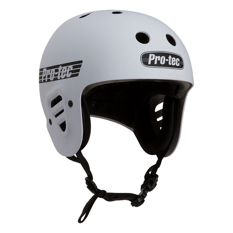 Protec Full Cut Certified Helmet Matte White