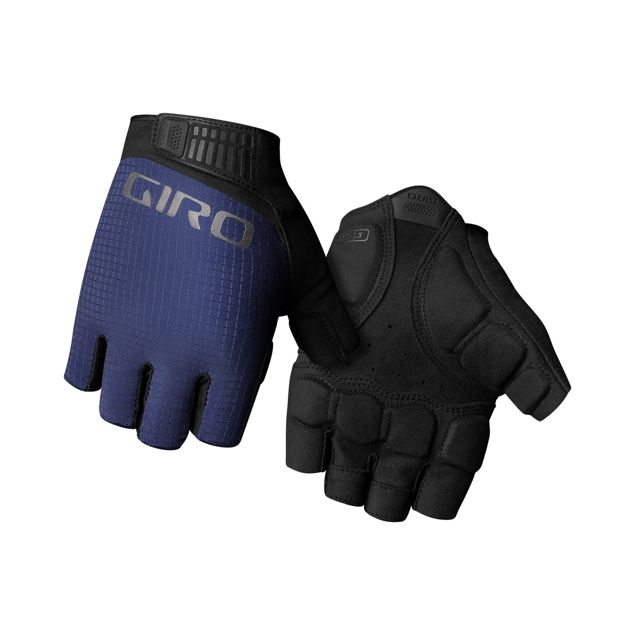 Giro Bravo Ii Gel Short Finger Gloves Midnight Blue Medium [sz:md]