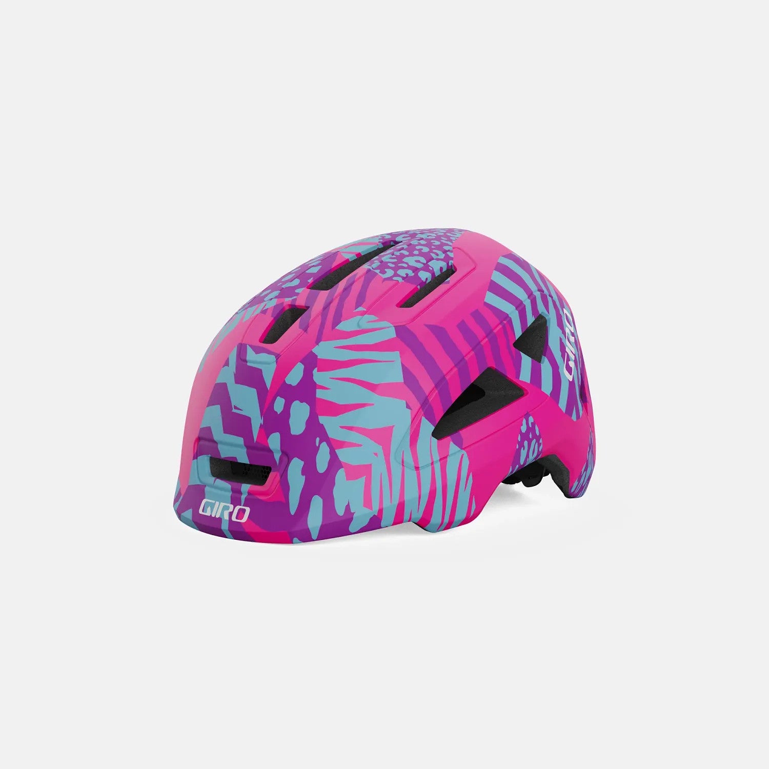 Giro Scamp Ii Kids Helmet [sz:sm Col:matte Pink Animal]