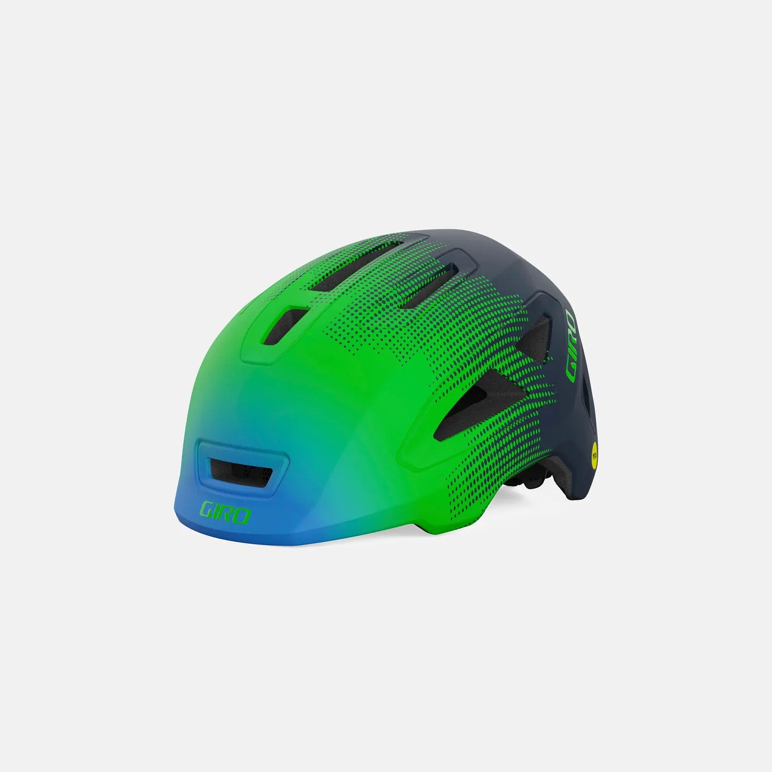 Giro Scamp Ii Kids Helmet [sz:sm Col:matte Blue/green Towers]