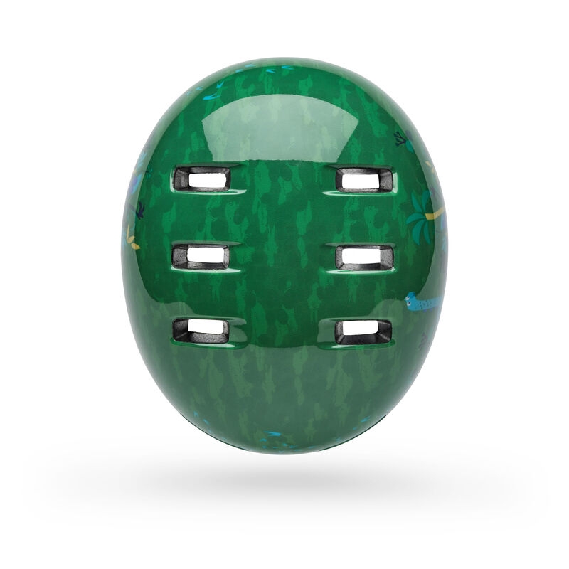 Bell Lil Ripper Kids Helmet [sz:xs Col:dino Den Gloss Green]