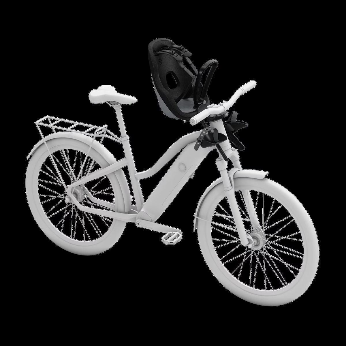 Thule Yepp Next 2 Mini Child Bike Seat [col:monument Grey]