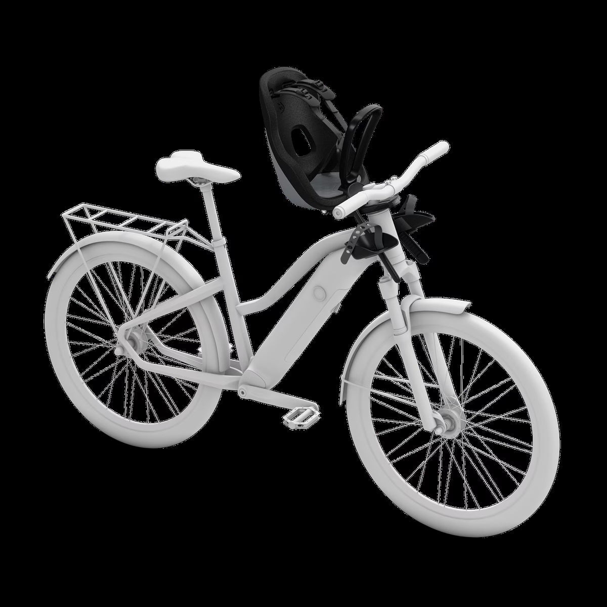 Thule Yepp Next 2 Mini Child Bike Seat [col:monument Grey]
