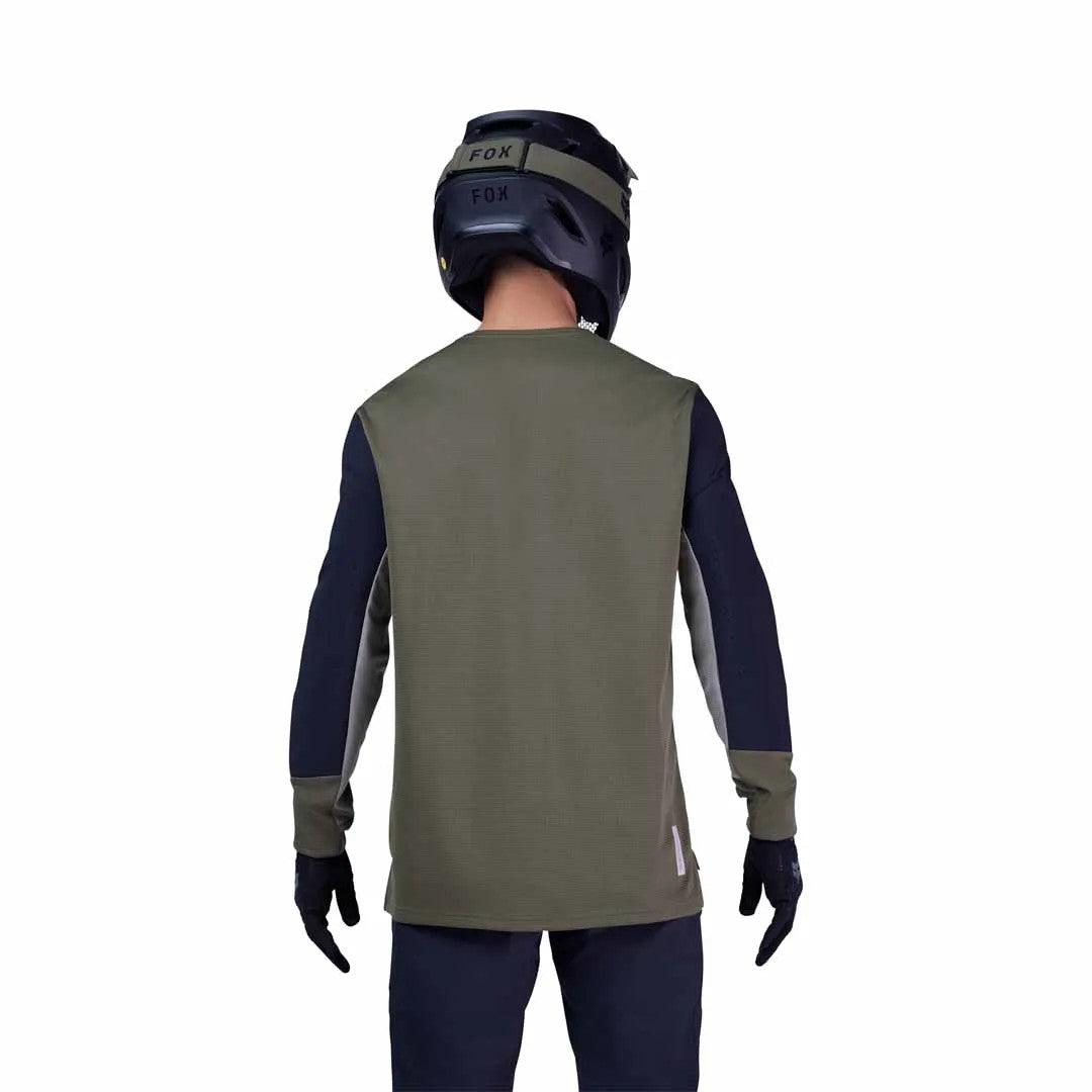 Fox Defend Ls Jersey 2025 [sz:md Col:olive Green]