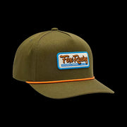 Fox Equipped Snapback Hat [sz:one Size Col:olive Green]