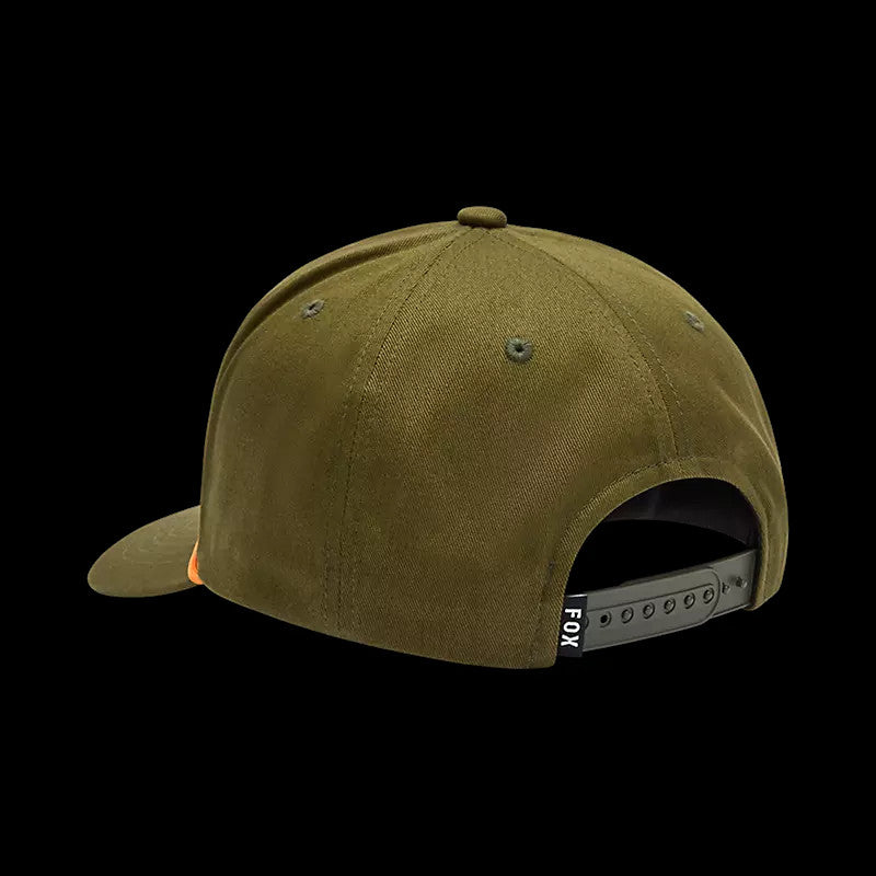 Fox Equipped Snapback Hat [sz:one Size Col:olive Green]