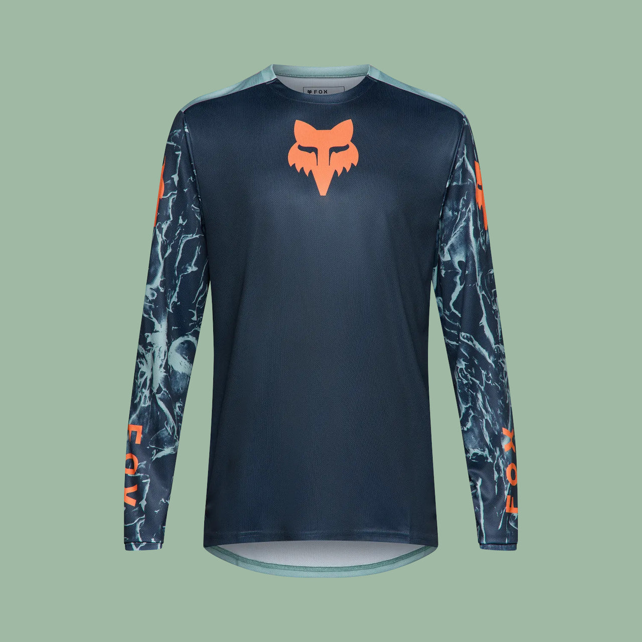 Fox Youth Ranger Ls Jersey Image Print [sz:yth Sm Col:arctic Blue]