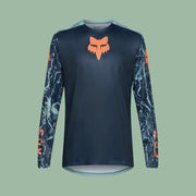Fox Youth Ranger Ls Jersey Image Print [sz:yth Sm Col:arctic Blue]