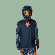 Fox Youth Ranger Ls Jersey Image Print [sz:yth Sm Col:arctic Blue]