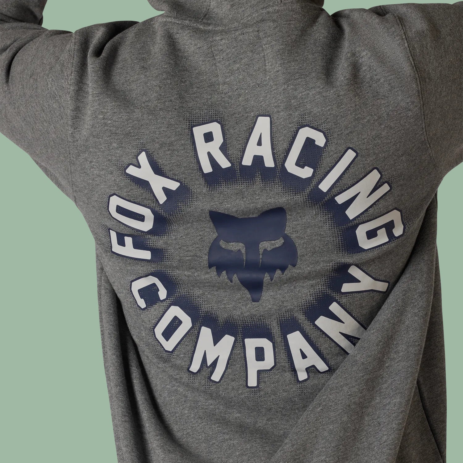Fox Beam Fleece Hoodie Pull Over [sz:sm Col:heather Graphite Grey]