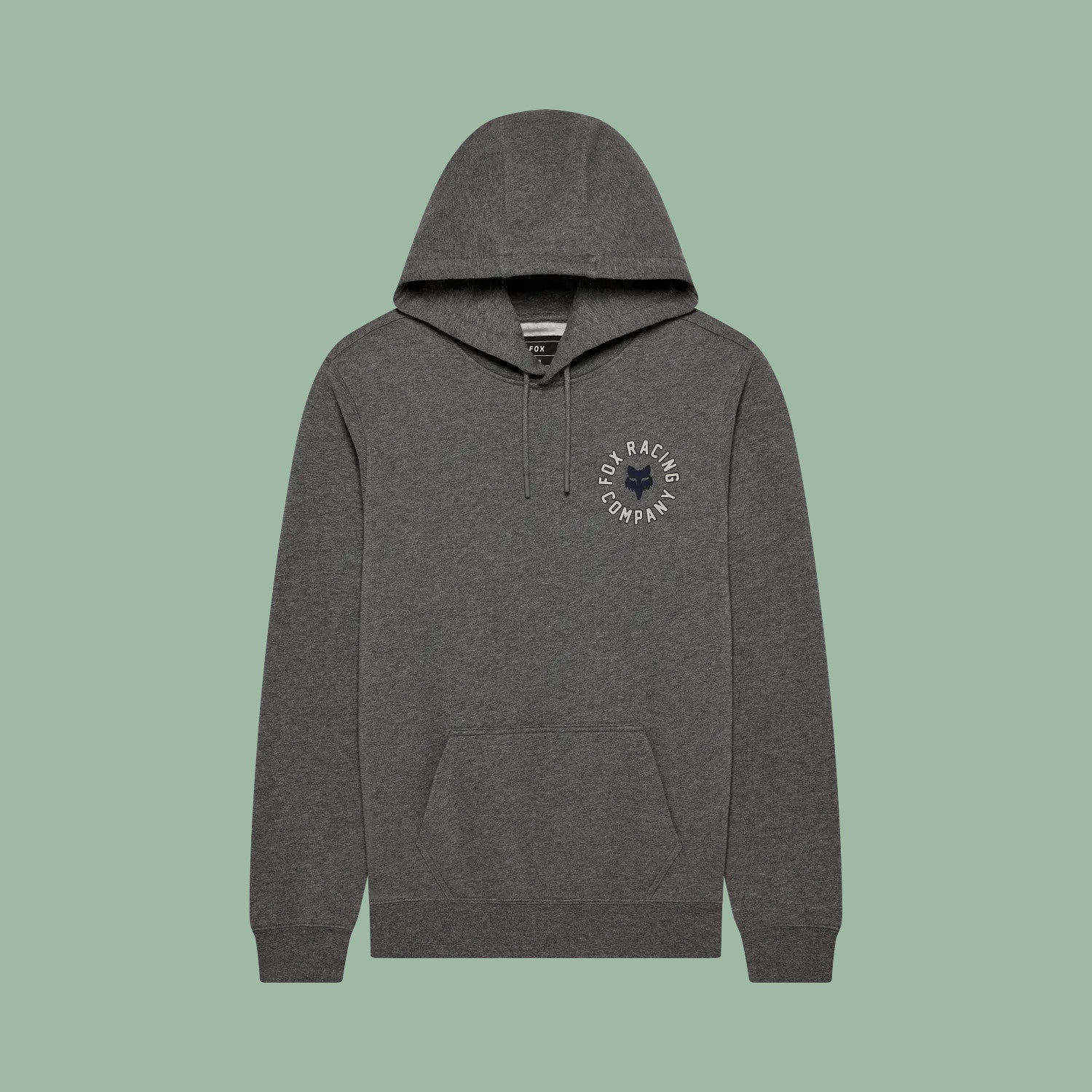 Fox Beam Fleece Hoodie Pull Over [sz:md Col:heather Graphite Grey]