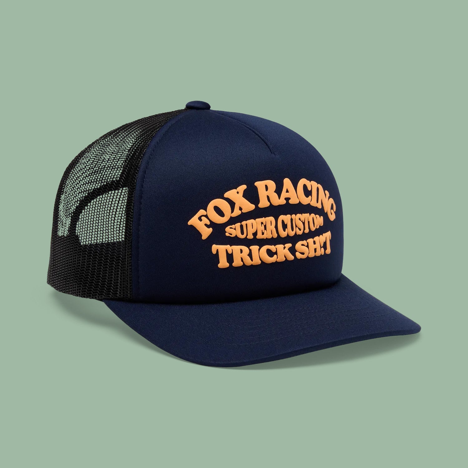 Fox Trick Mesh Trucker Hat [sz:one Size Col:midnight Blue]