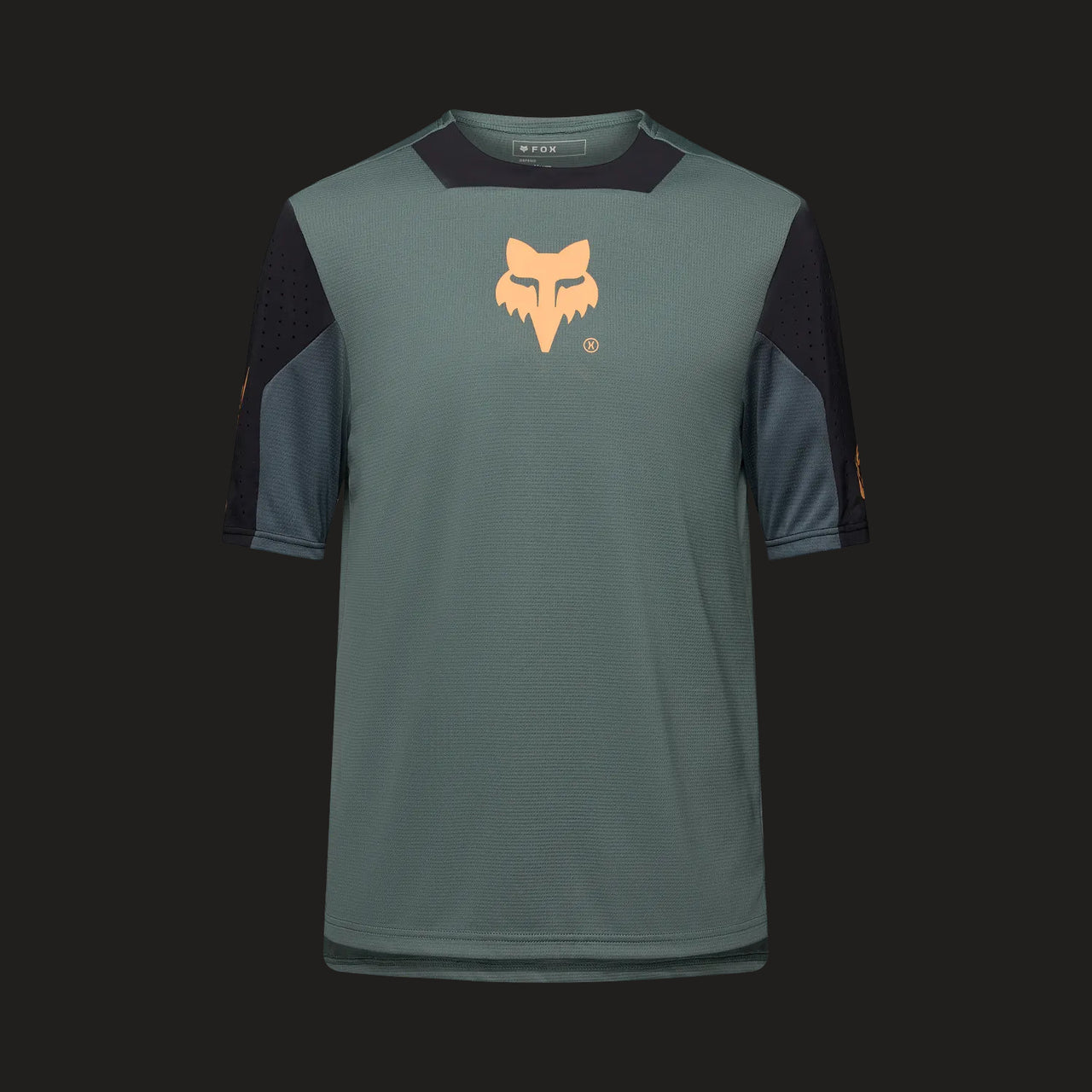 Fox Youth Defend Ss Jersey Creation [sz:yth Md Col:sage]
