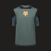 Fox Youth Defend Ss Jersey Creation [sz:yth Md Col:sage]