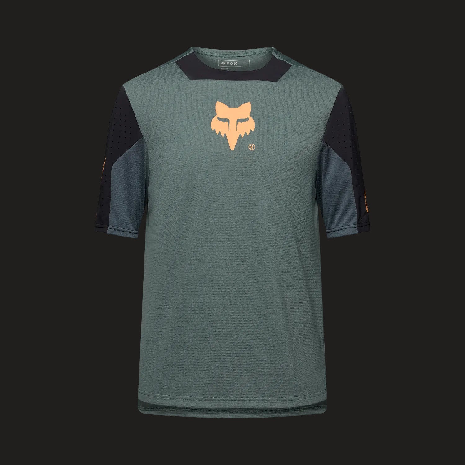 Fox Youth Defend Ss Jersey Creation [sz:yth Xl Col:sage]