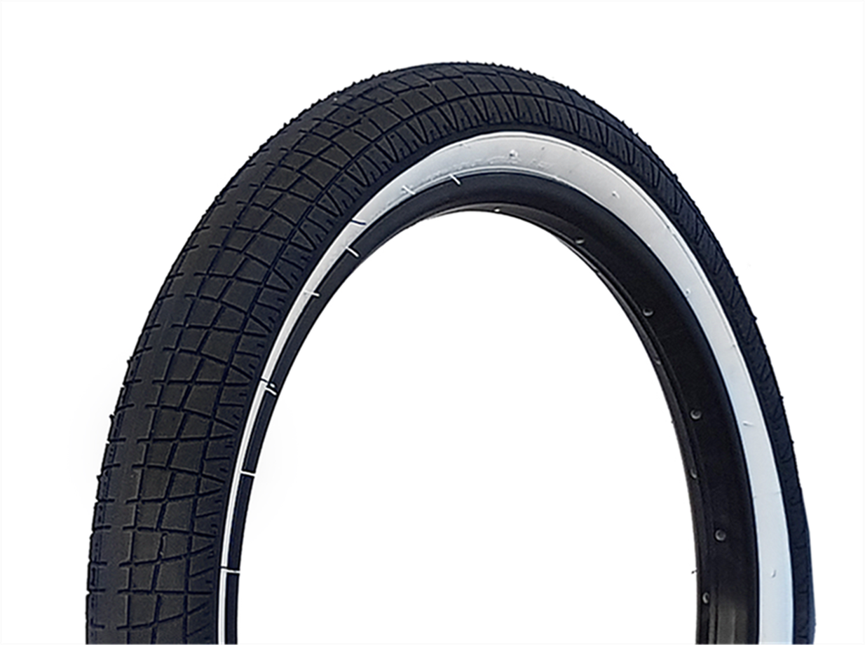 Drs Vise White Wall 20 X 2.40 Wire Bead Tyre [sz:20 Width:2.4]